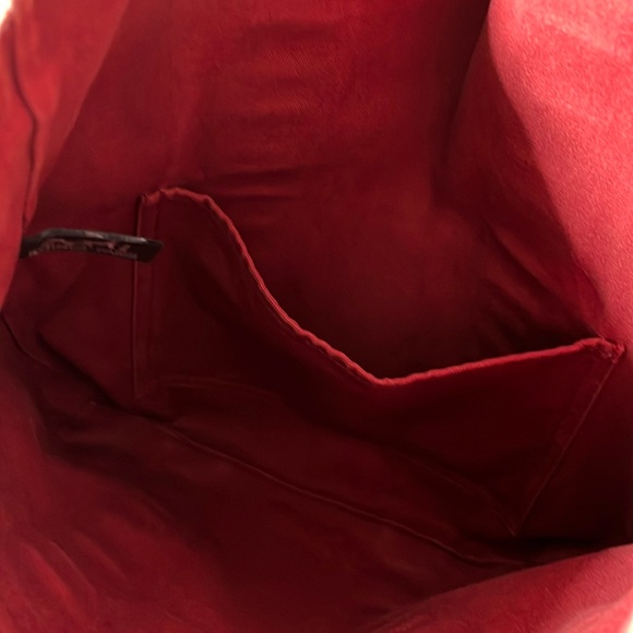 HERMES Fourre Tout Red Canvas Tote / Shopping Bag. In GUC - Picture 13 of 14